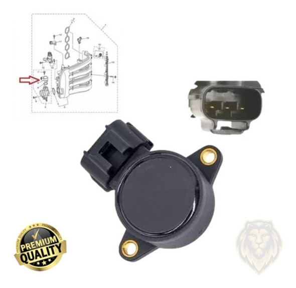 Sensor Aceleração Motor Popa Yamaha 60hp E 90hp 4 Tempos 1