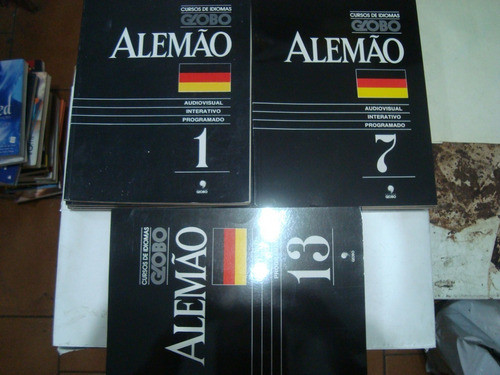 Livros - Alemão 18 Volumes Idiomas Globo + 18 Cassetes 0