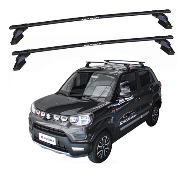 Barras De Techo Eqmax Acero Suzuki S-presso 2020+ Negro 0 Barras De Techo Eqmax Acero Suzuki S-presso 2020+ Negro 0