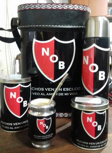 Set Matero Completo Equipo Mate Newell's Old Boys Nob 0