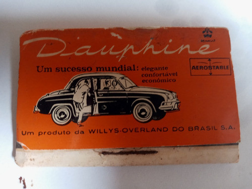 Lote 4 Caixinhas De Fósforo Propagandas Década De 60 1