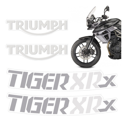 Adesivo Tanque Triumph Tiger 800 Xrx Moto Escura - Genérico 0