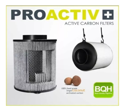 Filtro Carbon Proactiv 100mm/250m3h 4 Pulgadas 1