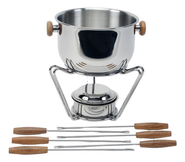Fondue De Acero Inoxidable,chocolate ,queso. Golden Art 2988 1