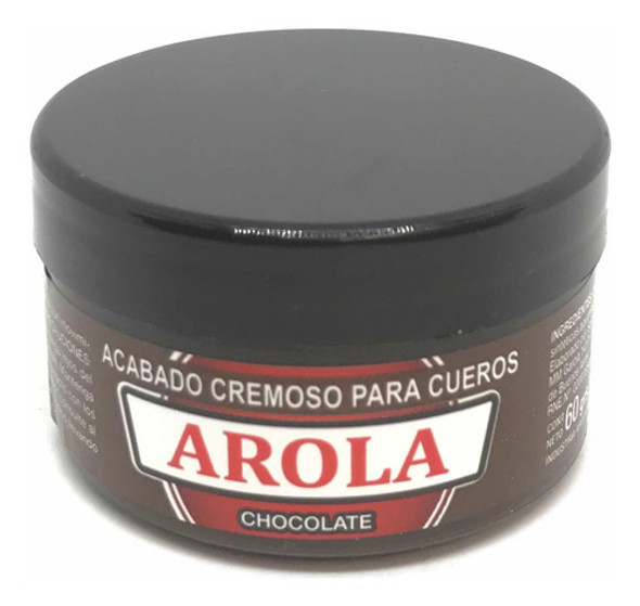 Crema Arola Para Cueros. 60gr. Color Chocolate. 0