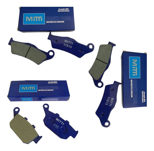 Kit Pastilha De Freio Triumph 800 Tiger Xrx Ano 2018 2019 0