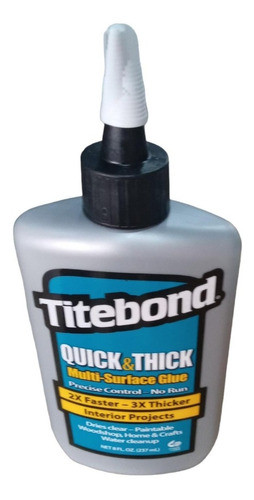 Cola Titebond Quick & Thick Carpintero Made In Usa 0