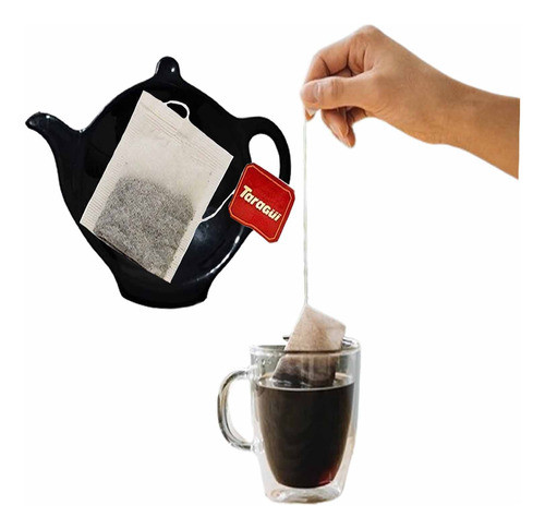 Set X 24 Porta Saquito De Té - Cafe Con Forma De Tetera 1