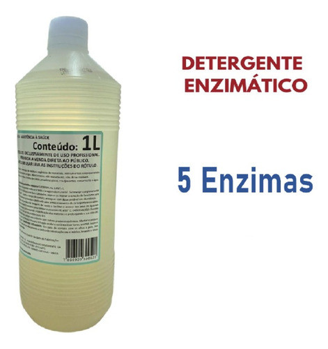Detergente Enzimático Limpeza Desinfecção Hospitalar 1 Litro 1