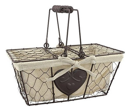 Cesta De Metal De Casa De Piedra De Piedra Con Detalles De C 0