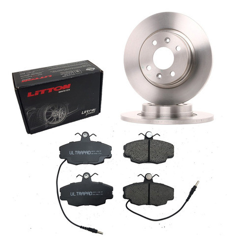 Kit Discos Y Pastillas Renault Clio Mio 1.2 16v (solido) 0