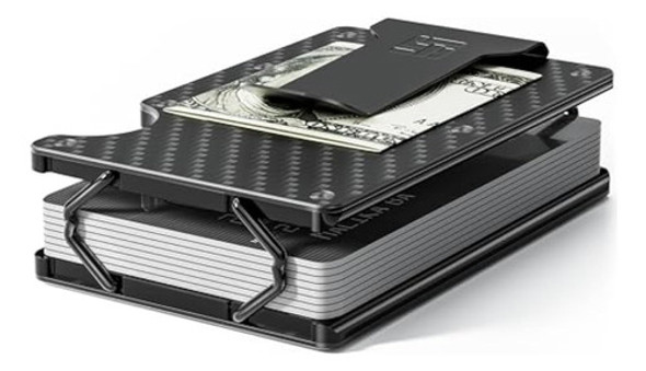 Cartera Delgada Para Hombres, Bloqueo Rfid, 0