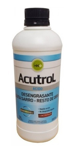 Acutrol Muria Acid Biodegradable 1 Lt Degreaser Pmiguel 0