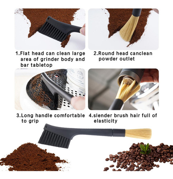 Cepillo Para Maquina De Cafe De 3 Piezas De Limpieza 1