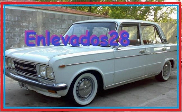 Bandalines Bandas Blancas Rodado 13 Originales (anchos) 1