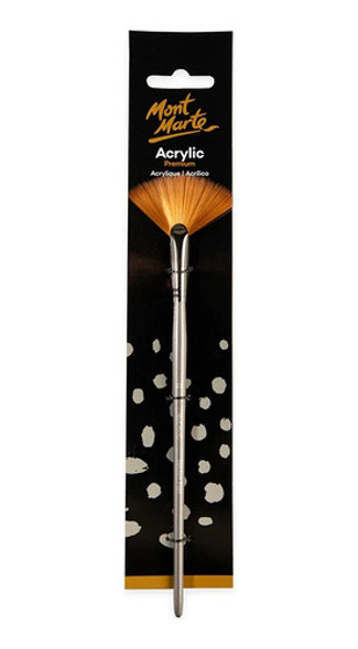 Pincel Profesional Para Acrilico Mont Marte Abanico Nº10 0