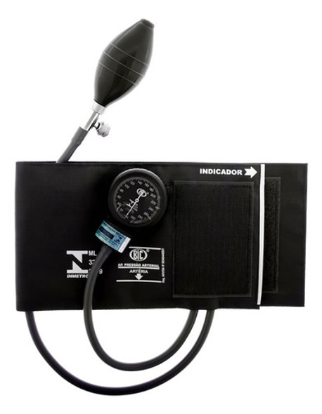 Aparelho De Pressão Adulto Pvc Fecho De Contato Preto Bic 0