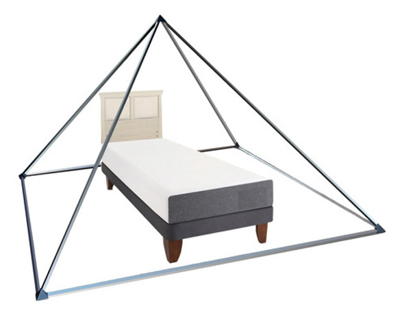 Pirámide Energética Meditación Aluminio Alto 1,60 Mts Keops 0