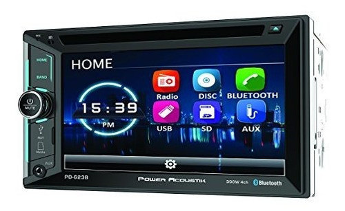 Power Acoustik Pd623b 2din Dvd Cdmp3 Amfm Receptor 262 Lcd Y 0