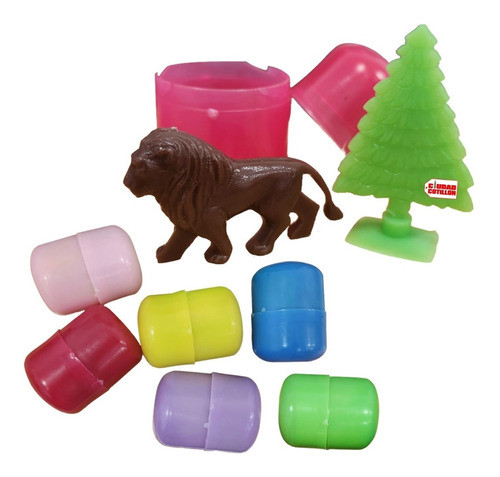 Juguete Sorpresa X 6 Pascuas Capsula Huevo Colores - Cc 0