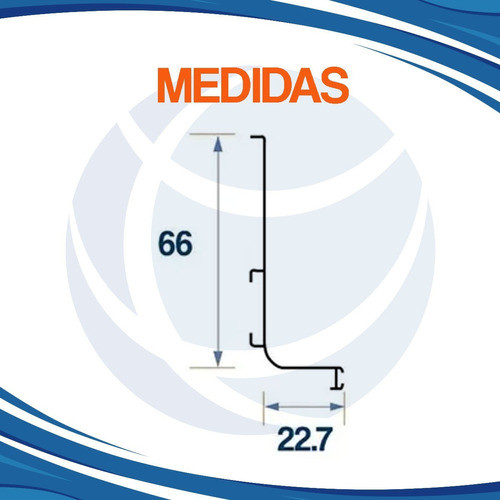 Perfil Manija Gola Superior Con Felpa Cajón Grupo Euro 1
