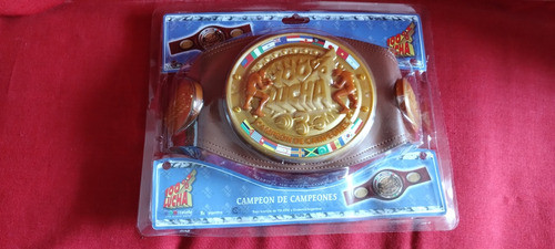 Cinturón Campeón 100 O/o Lucha En Blíster Cerrado 0