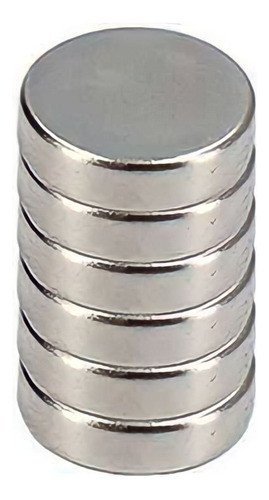 10 Pçs Super Imã Neodímio Disco 18x5mm N35 Potente 0