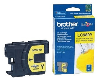 Cartucho Brother Lc-980 Amarillo Original Para Dcp-165c 0