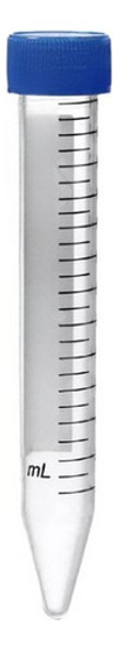 Tubo Cónico 15ml Graduado Estéril  Con Etiqueta Caj X 1000 U 1