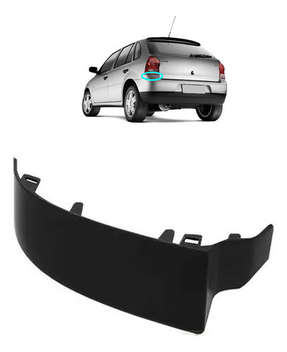 Moldura Faro Trasero Gol Power 2006 2007 2008 2009 Izquierda 0