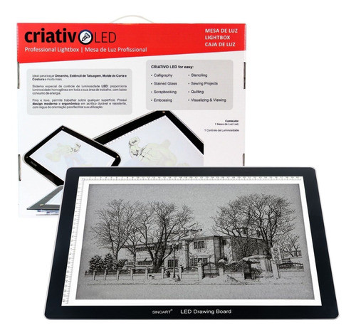 Mesa De Luz A3 Sinoart Portátil Led Para Desenho 0
