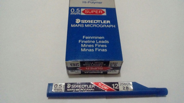 Grafite Staedtler Técnico 0.5 2b. Tubo Com 12un 1 Grafite Staedtler Técnico 0.5 2b. Tubo Com 12un 1
