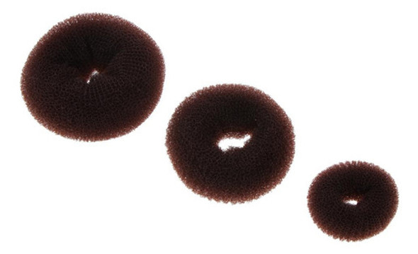 3 Pçs/conjunto Rosquinhas Mulheres Coque De Modelador 0