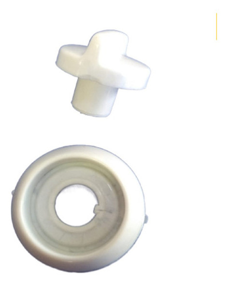 Volante Perilla Cocina Longvie 2001 Blanca / Sin Resorte   8 1