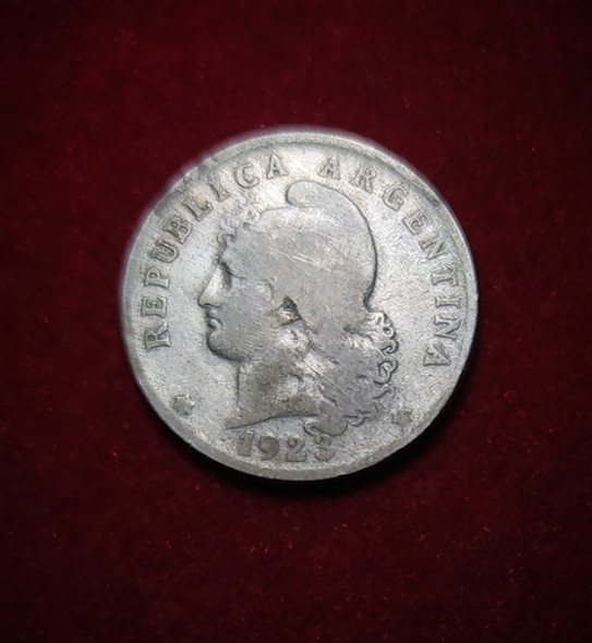 Moneda 20 Centavos Argentina 1923 Cuproniquel 0
