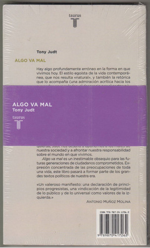Atipicos Politica Economia Tony Judt Algo Va Mal Taurus 2010 1