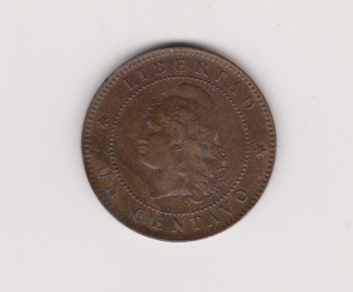 Moneda Argentina 1 Ctv Año 1890 Excelnte + 1