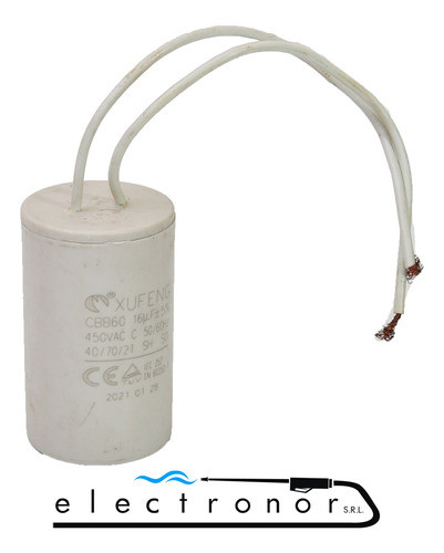 Capacitor Arranque Bomba Lqs Marter-25 Lusqtoff 16 Uf 1