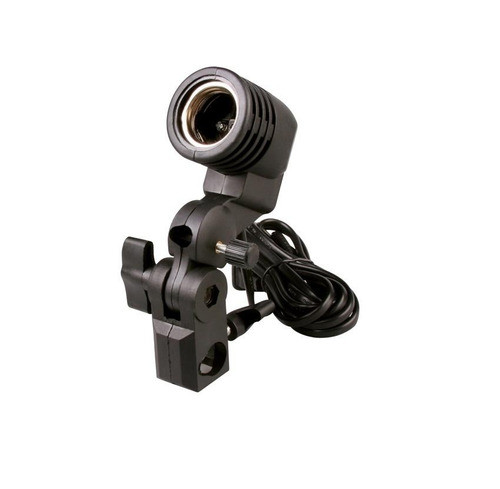 2 Soquetes Lâmpada Bocal E27 Suporte + Tripé 1