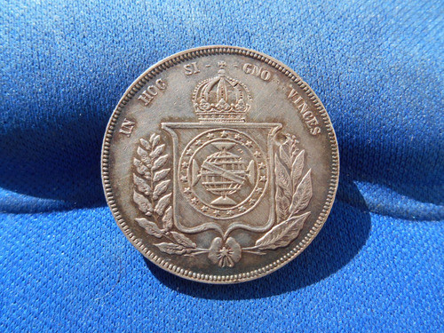 Moeda 1000 R 1855 Prata Do Brasil 1