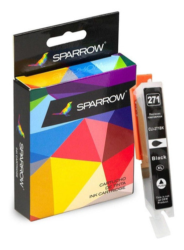 Cartucho Sparrow Negro Compatible Canon Pixma Mg-6820 Febo 0