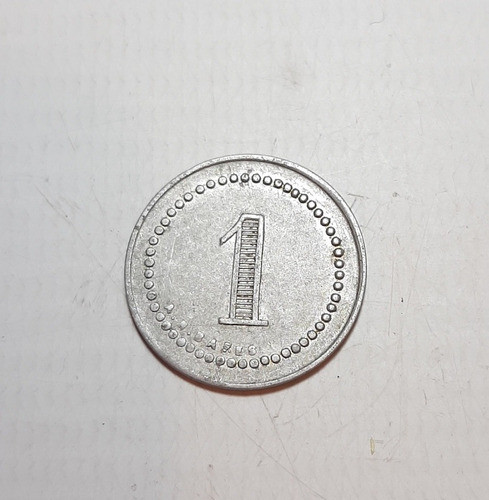 Antigua Ficha Esquila Martin Garat Los Olmos Valor 1 Ro 1004 0