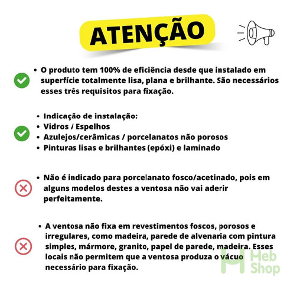 Saboneteira Porta Sabonete S/ Furo Ventosa Banheiro Preto 1