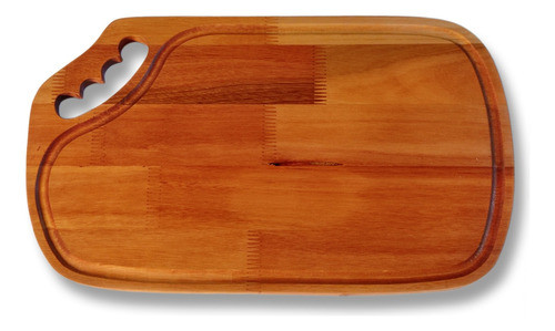 Tabla Eucalipto Asado Grande Madera 28x46 Diseño Premium 0