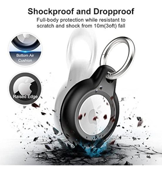 [4 Pack] Airtag Keychain For Apple Air Tag Holder 1