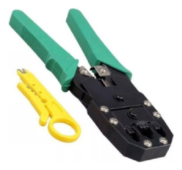 Excel. Pinza Rj45 Rj11/9 Crimpeadora P/ Fichas + Pela Cable 0