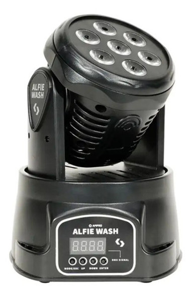Cabezal Movil Led Tipo Wash Tecshow Alfie Wash 7 Led 8w Rgbw 0 Cabezal Movil Led Tipo Wash Tecshow Alfie Wash 7 Led 8w Rgbw 0