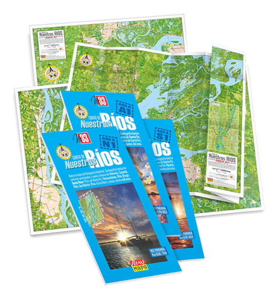 Río Paraná. 3 Mapas Satelitales / Impresos Areas: A1 S1 S2 0 Río Paraná. 3 Mapas Satelitales / Impresos Areas: A1 S1 S2 0