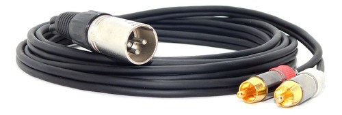 Cable Profesional Canon Xlr Macho A Rca Macho Balanceado 3mt 0