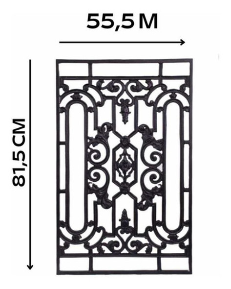 Reja Artesanal N18 Fundición En Aluminio- Alpha Deco 1 Reja Artesanal N18 Fundición En Aluminio- Alpha Deco 1